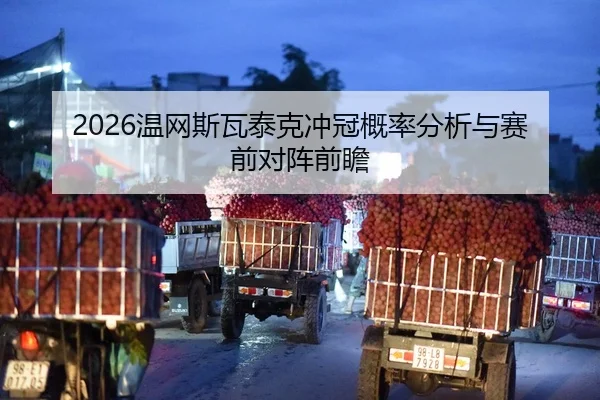 2026温网斯瓦泰克冲冠概率分析与赛前对阵前瞻